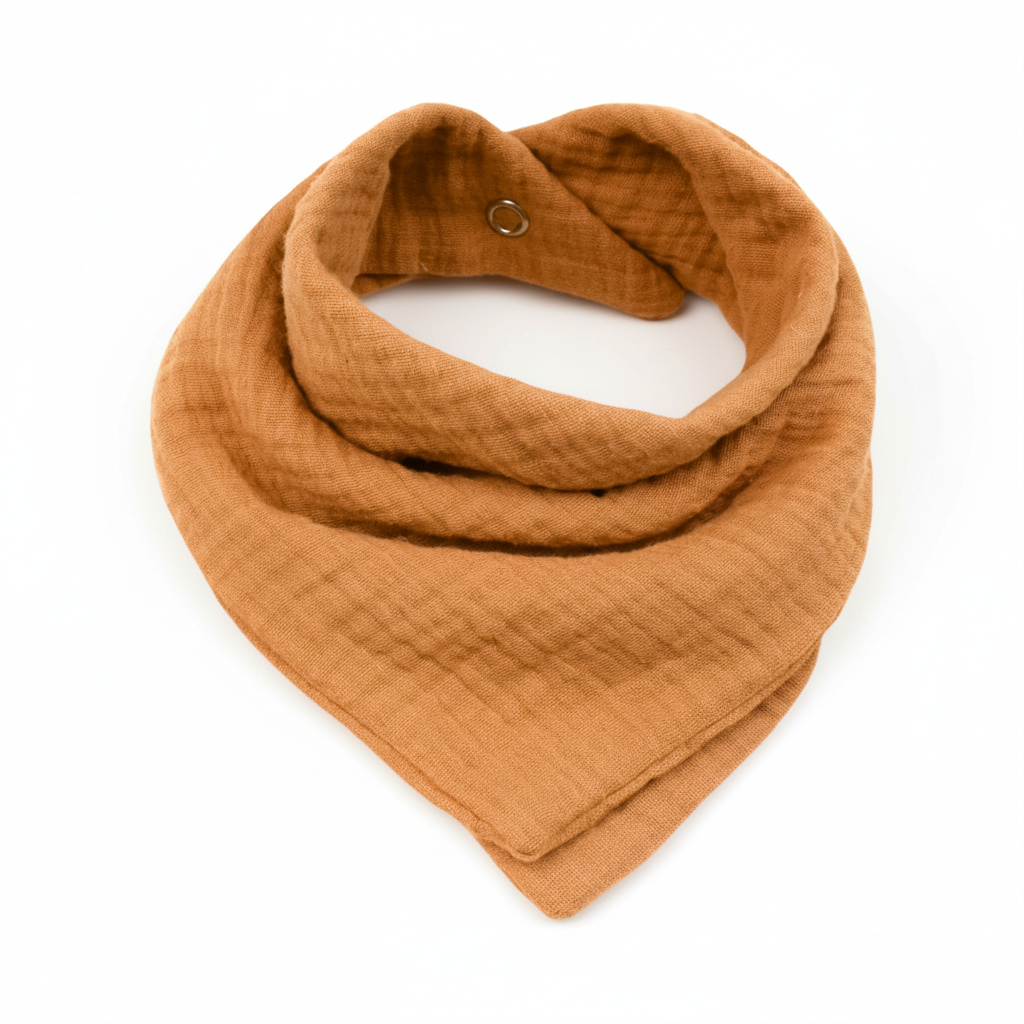Musselin Halstuch Camel