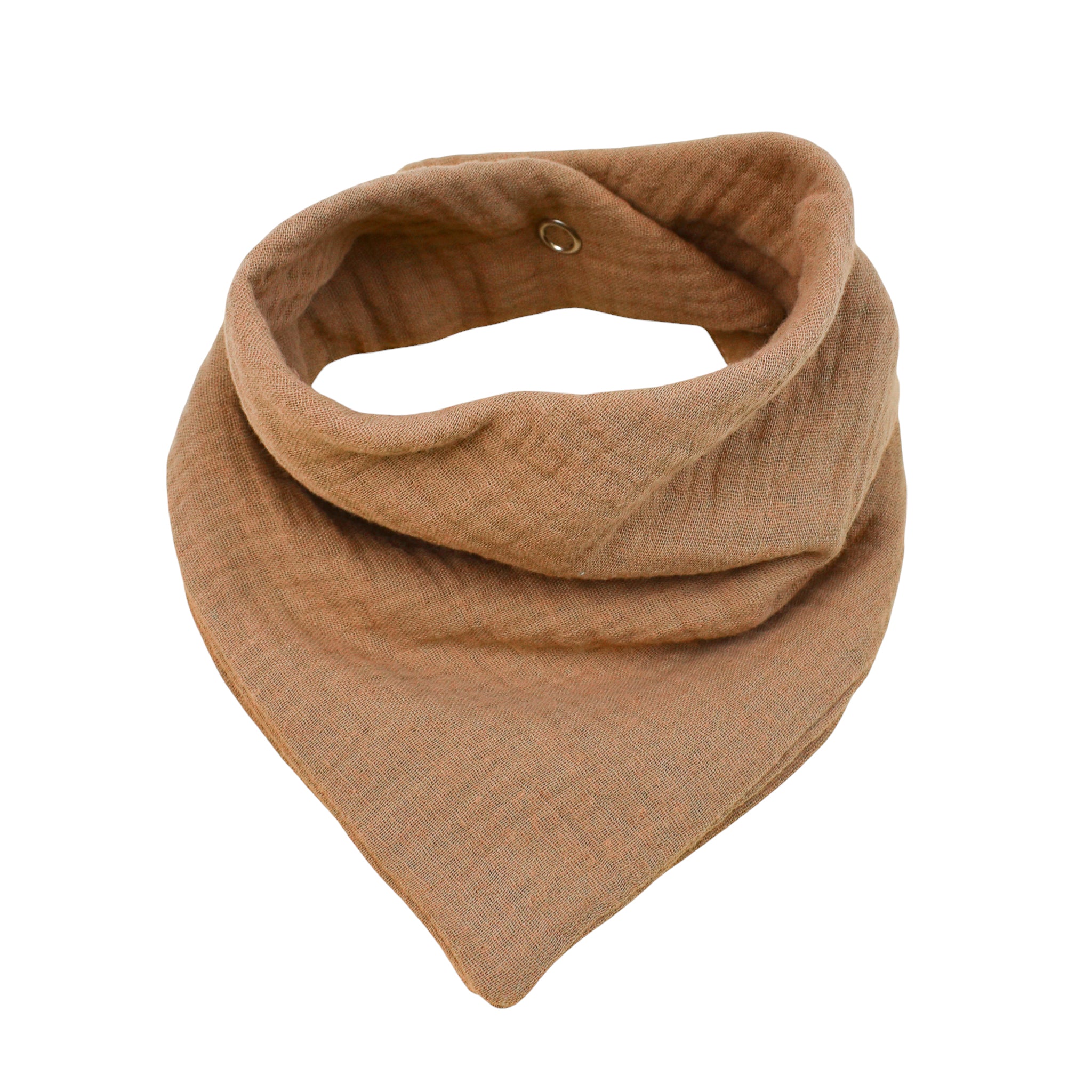 Musselin Halstuch Haselnuss