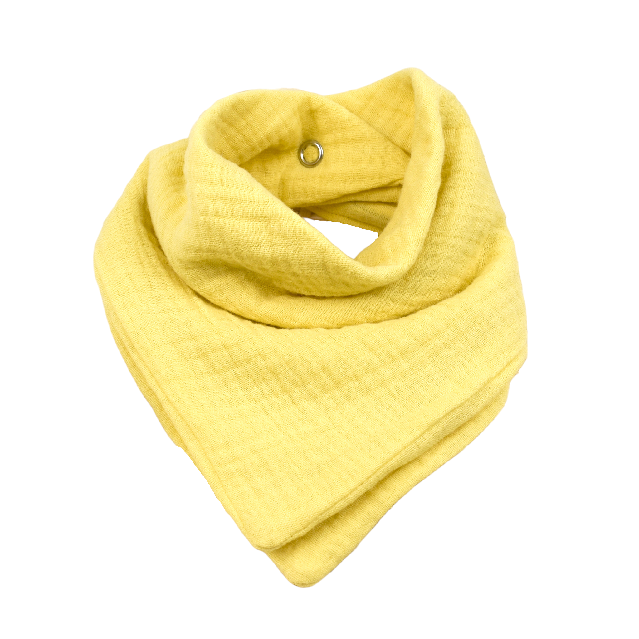 Musselin Halstuch Softgelb